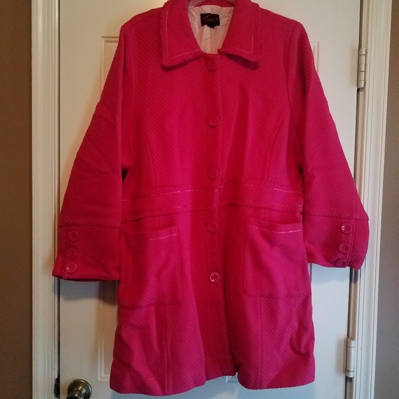 Torrid Pink Coat - Picture 7 of 8